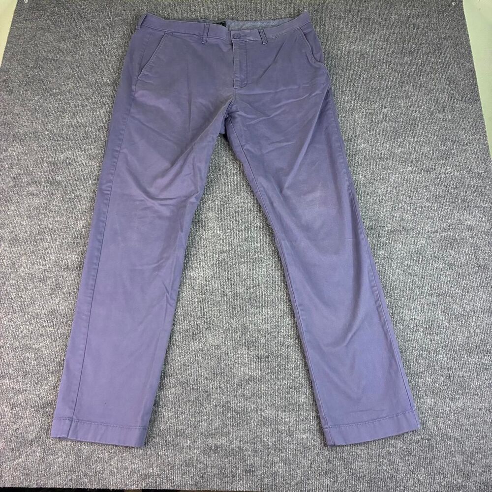 J.Crew 770 Straight Stretch Chino Pants Men’s 35x32 Purple Casual